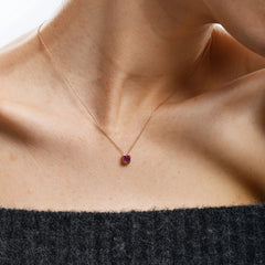 14-Ayar-Altin-Emerald-Yakut-Kolye