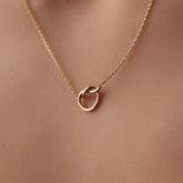 14_Ayar_Altin_Dugum_Kolye