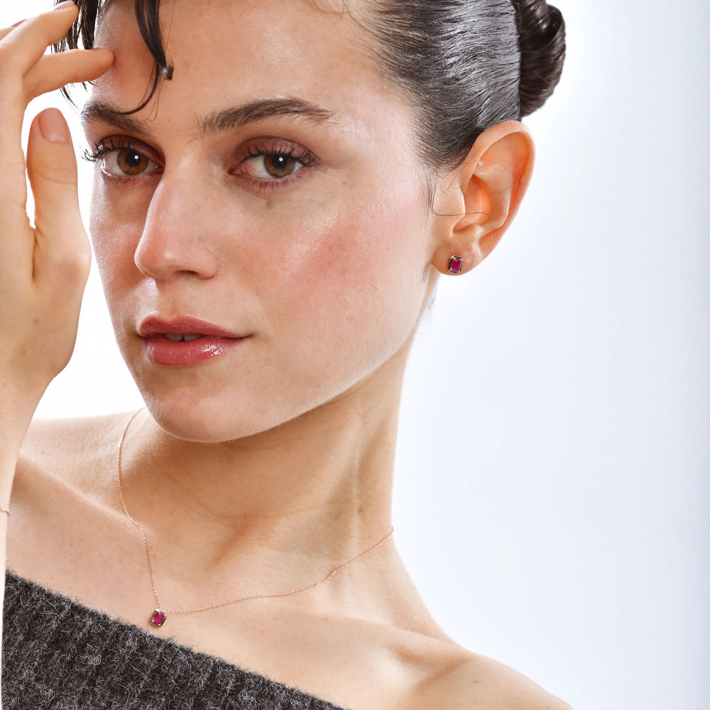 14-Ayar-Altin-Emerald-Yakut-Kupe