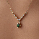 yesil-tasli-vintage-kolye