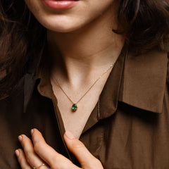 14-Ayar-Altin-Oval-Zumrut-Kolye