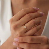 14 Ayar Altın Kutup Yıldızı Yüzük