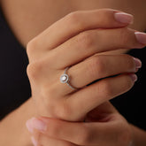 14 Ayar Altın Oval Baget Yüzük