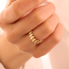 14 Ayar Altın Dilimli Yüzük