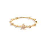 14 Ayar Altın Minimal Yıldız Yüzük