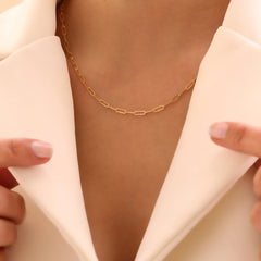 Paperclip Chain Necklace