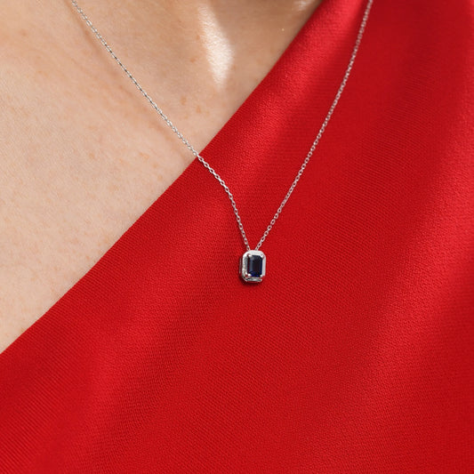 14-Ayar-Altin-Emerald-Safir-Kolye