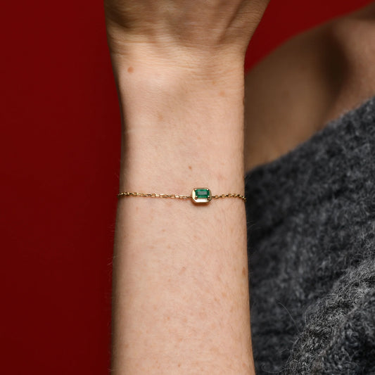 14_Ayar_Altin_Emerald_Zumrut_Bileklik_1