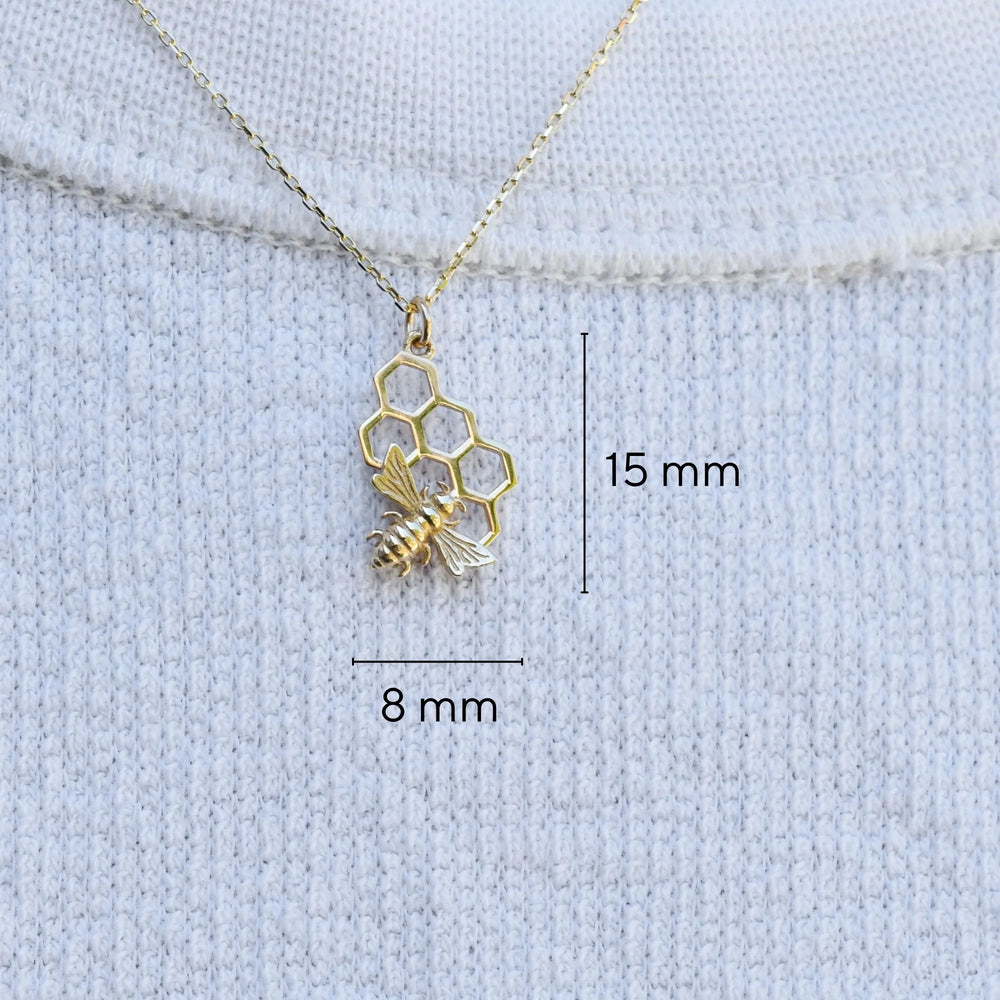 14k-altin-ari-petek-kolye-3