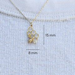 14k-altin-ari-petek-kolye-3
