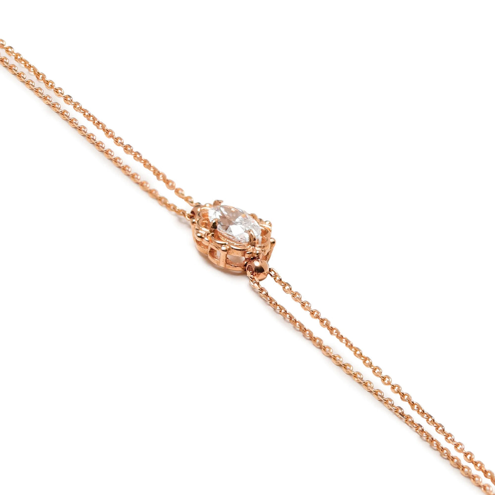 14 Ayar Altın Rose Vintage Bileklik