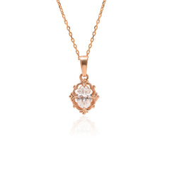 14 Ayar Rose Altın Vintage Kolye