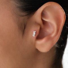 14K Altın Baget Piercing