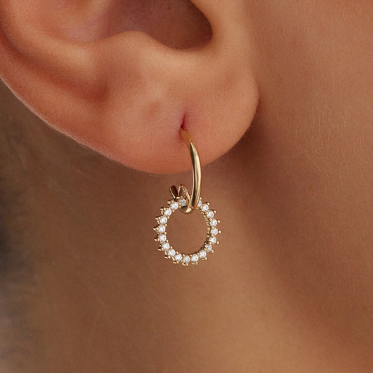 Halka Charm Küpe
