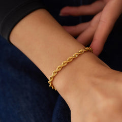 14 Ayar Altın Burgu Bileklik