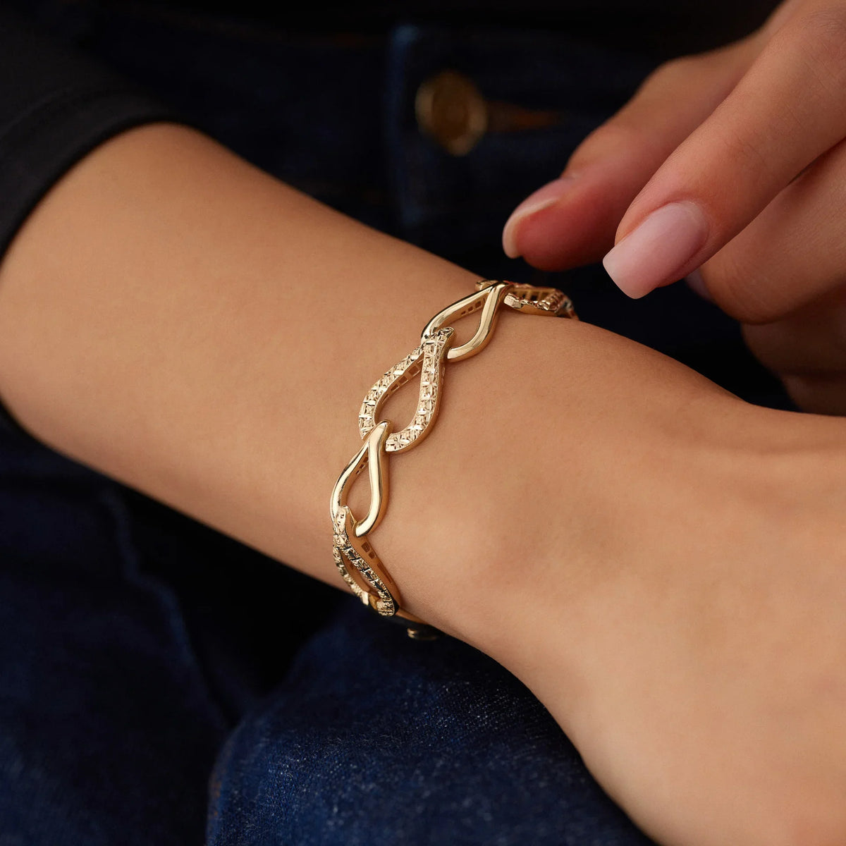 14 Ayar Altın Burgu Ataç Bileklik