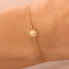 14 Ayar Altın Güneş Bileklik