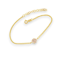 14 Ayar Altın Baget Mozaik Bileklik