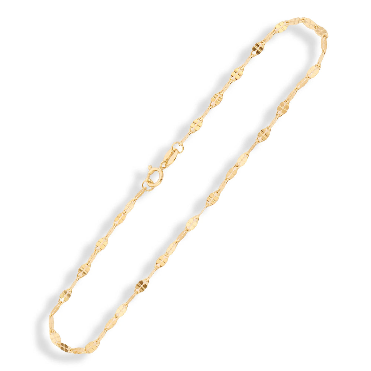 14 Ayar Altın İnce Aynalı Bileklik