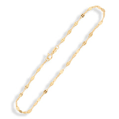 14 Ayar Altın İnce Aynalı Bileklik