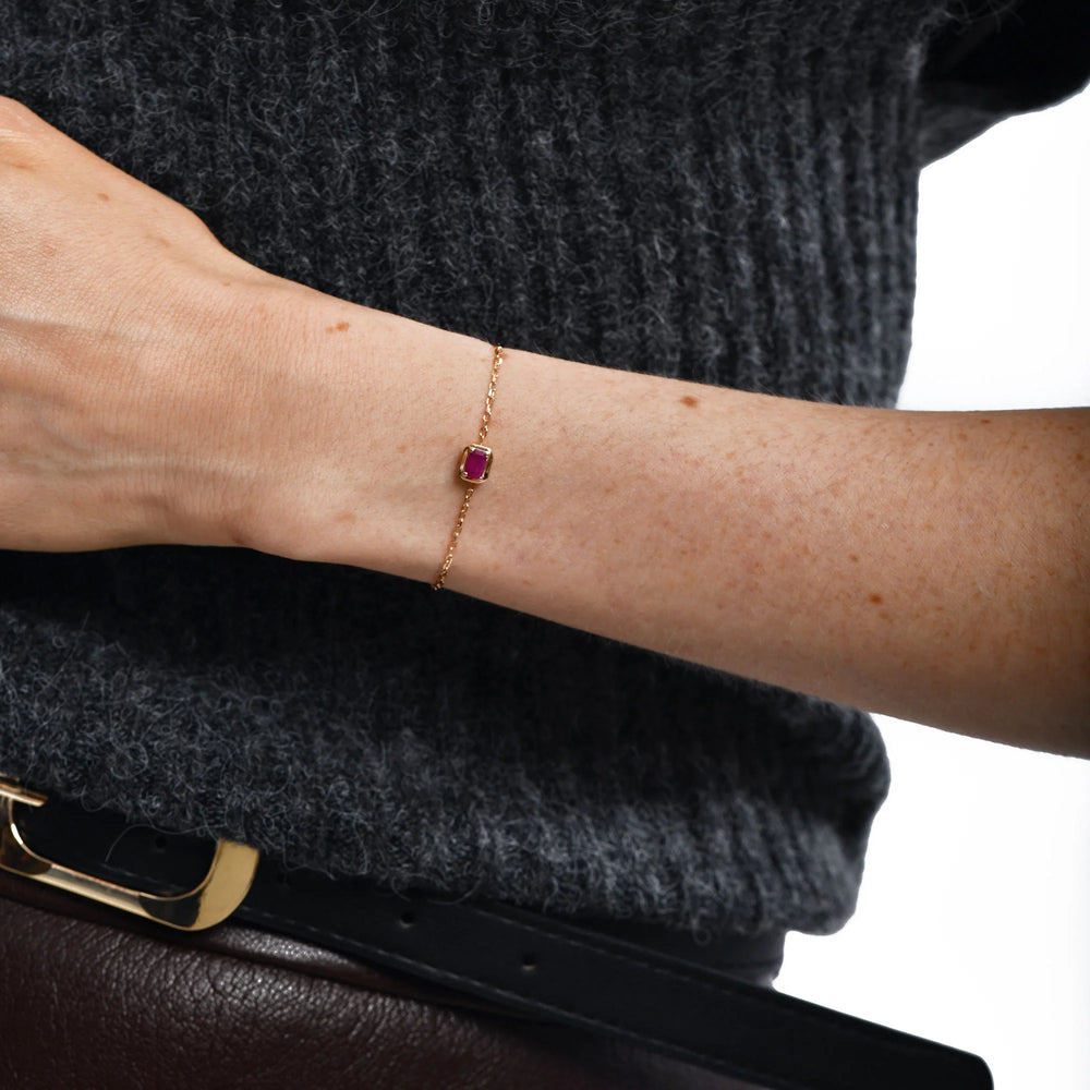 14-Ayar-Altin-Emerald-Yakut-Bileklik