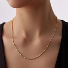 14 Ayar Altın Tohum Zincir