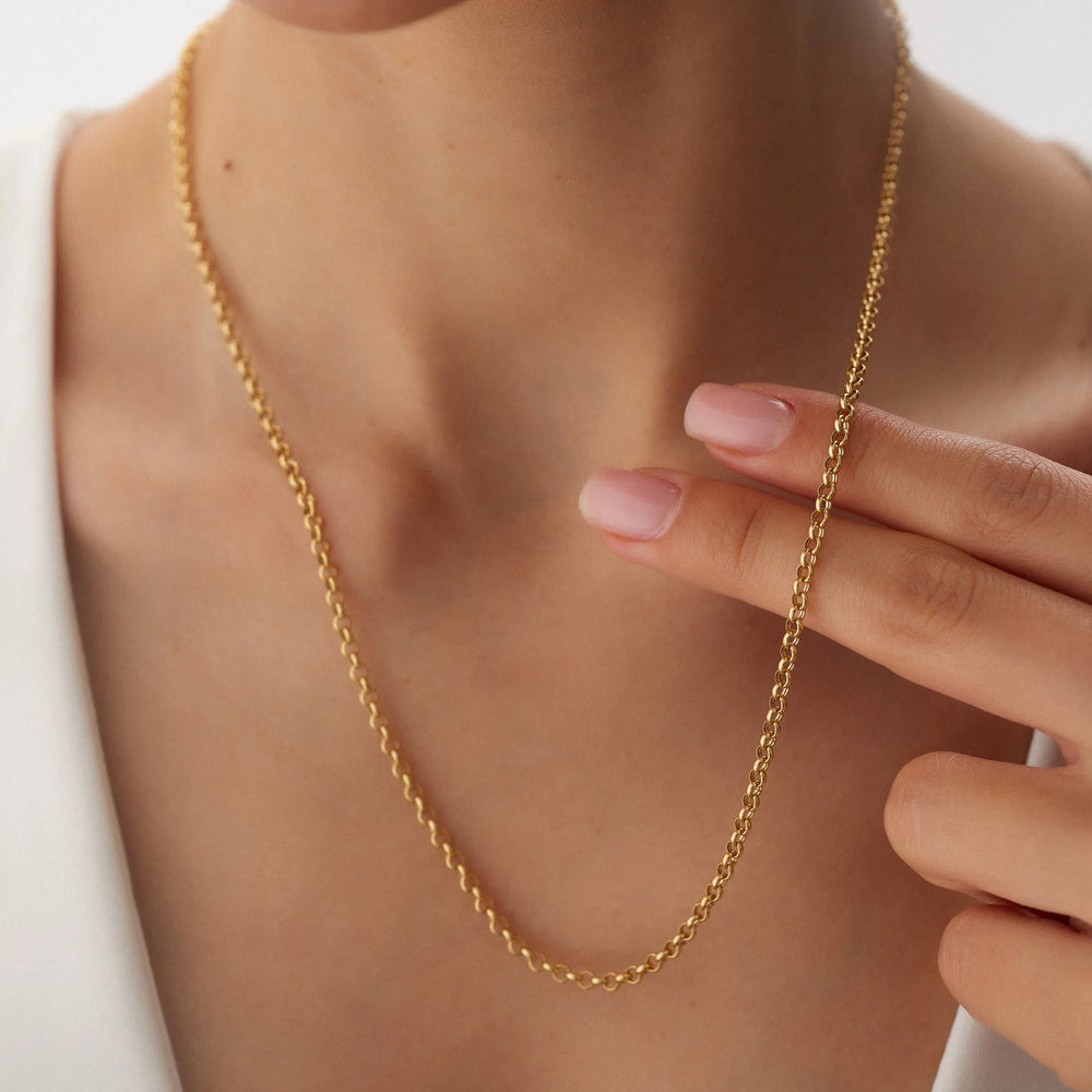 14 Ayar Altın Doç Zincir