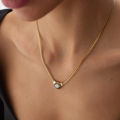 14 Ayar Altın Viyana Kolye