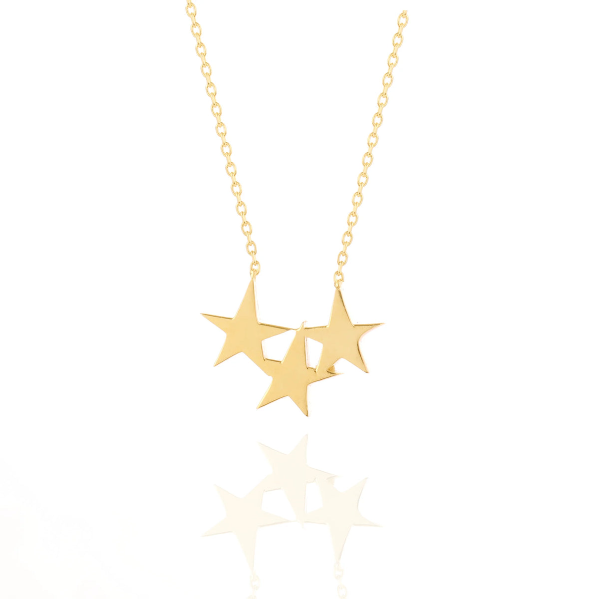 14 Ayar Altın Yıldız Kolye
