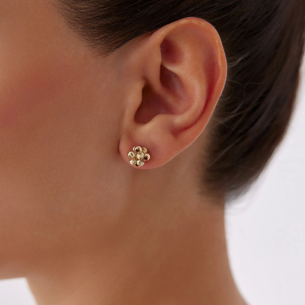 14 Ayar Altın Dorika Küpe