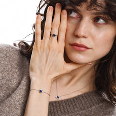 14-Ayar-Altin-Round-Safir-Set