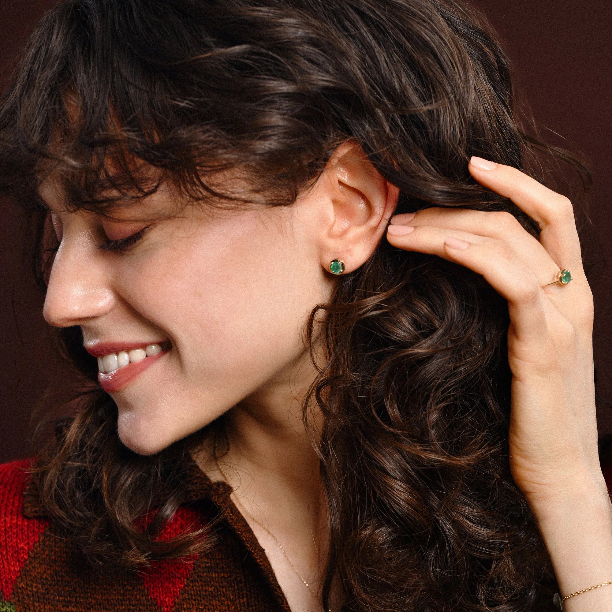 14-Ayar-Altin-Round-Zumrut-Kupe