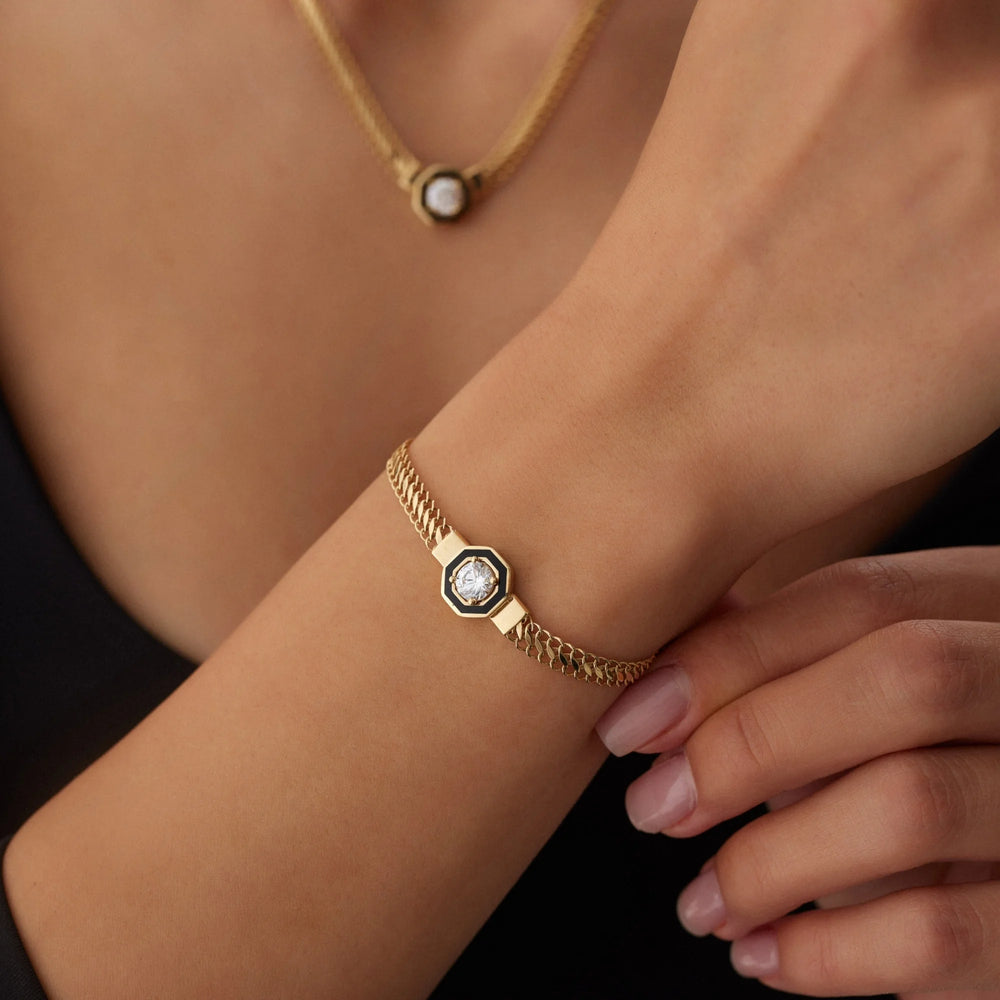 Siyah-Mineli-Tektas-Bileklik