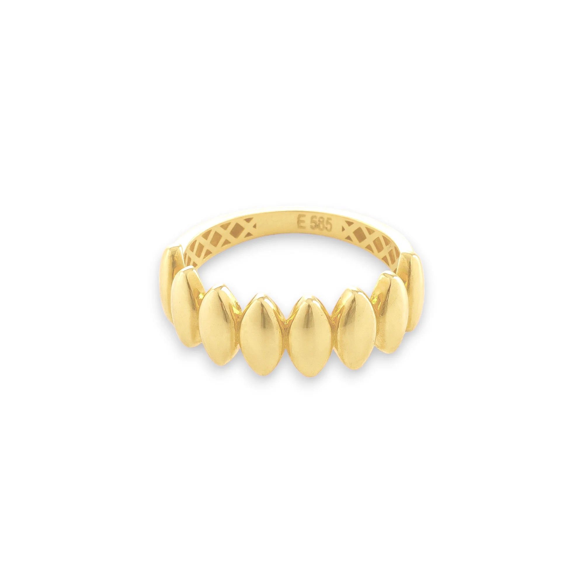 14 Ayar Altın Dilimli Yüzük