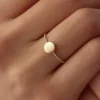 14 Ayar Altın Plaka Yüzük