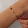 14 Ayar Altın Renkli Ataç Bileklik